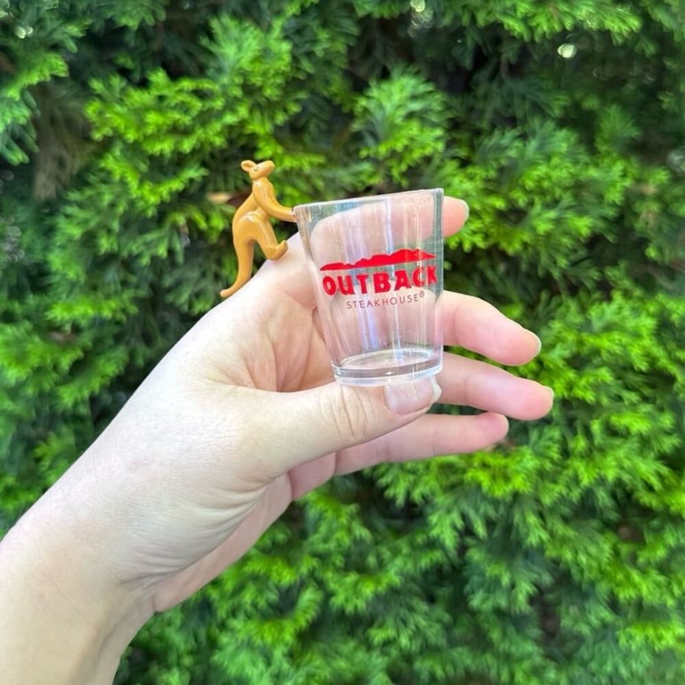 Vintage Limited Edition Outback Steakhouse Kangaroo Sidecar Shot Glass